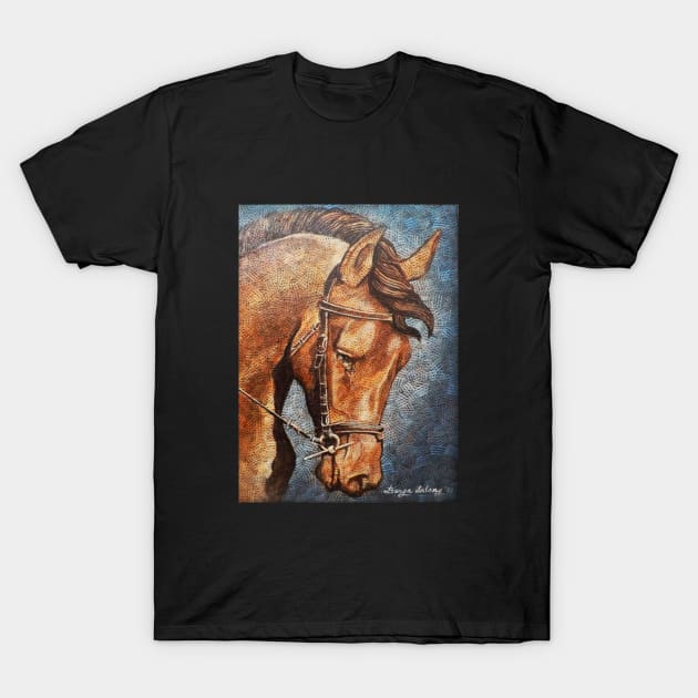 Horse head T-Shirt by Yudi's-Craft